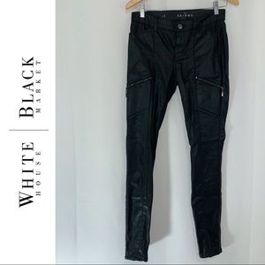 White House Black Market Faux Leather Pants